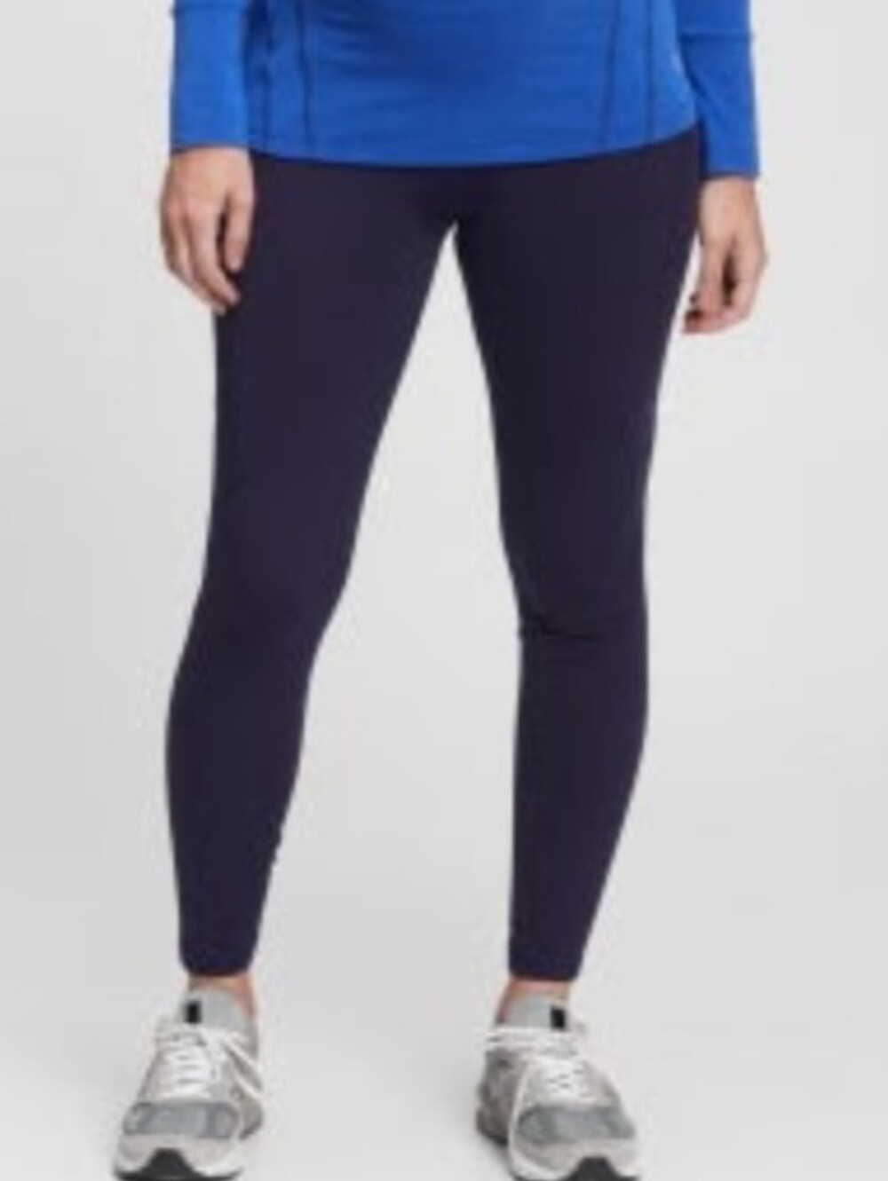 Maternity Navy Blue Under-belly Active Leggings